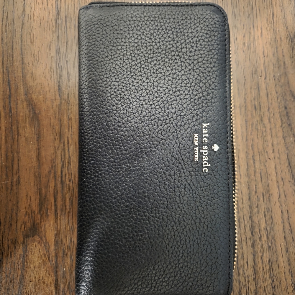 Kate Spade Black Leather Wallet